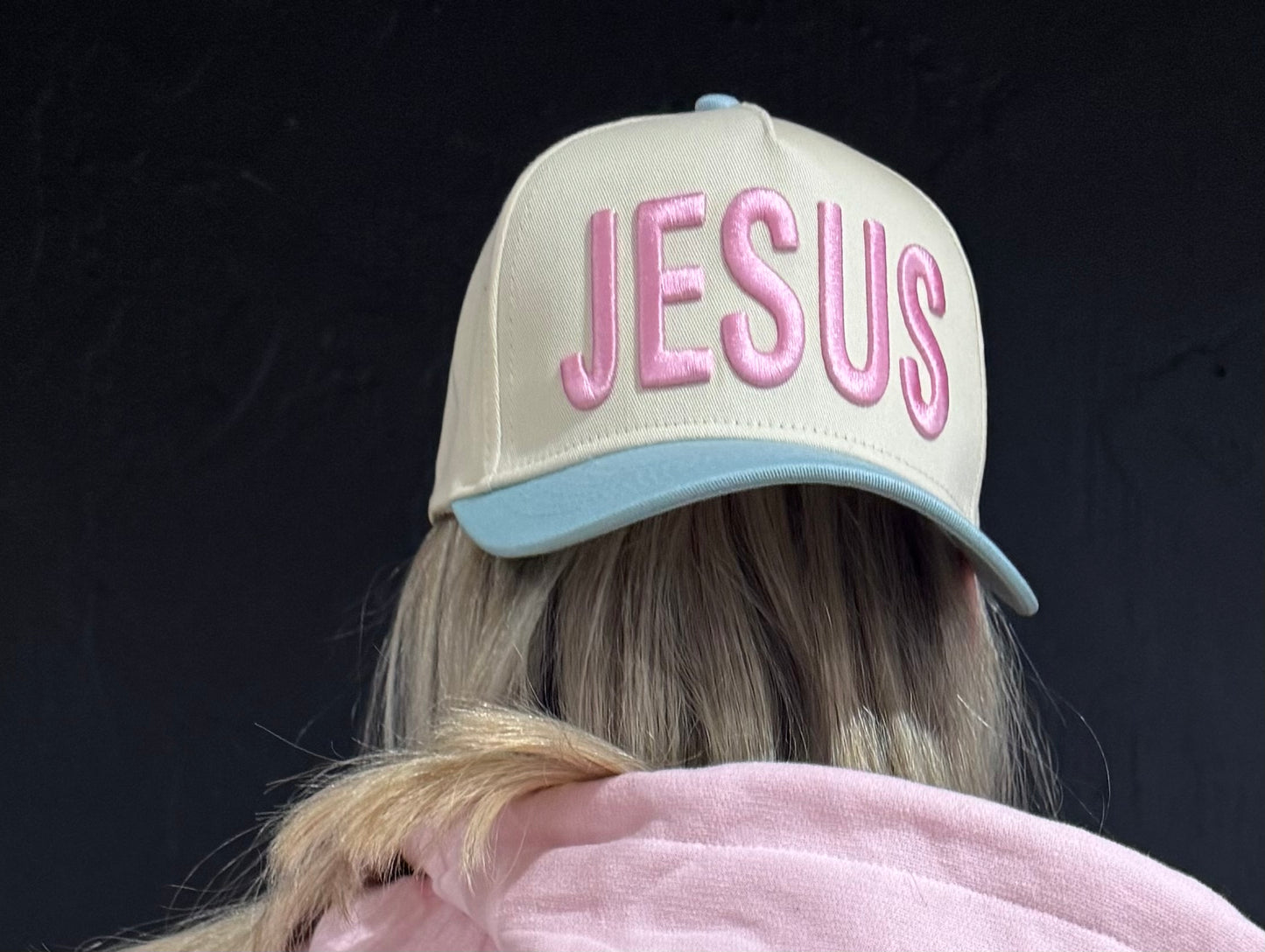 Embroidered Jesus Trucker Hat